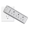 Belkin SurgePlus USB Swivel Charger, 3 AC Outlets/2 USB Ports, 918 J, White BST300BG - alternate 4
